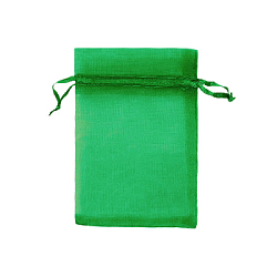Мешочек из органзы 13 х 18 см зеленый